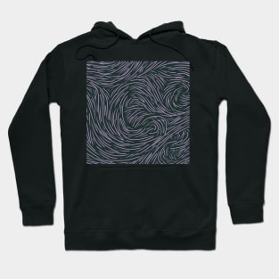 abstract lines coalesce colorful  pattern Hoodie